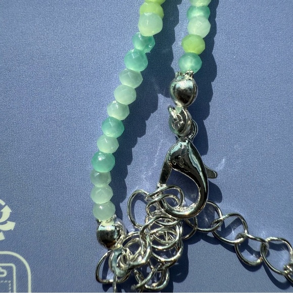 Claire's Silver-tone Butterfly Seed Bead Pendant Necklace - Picture 5 of 8